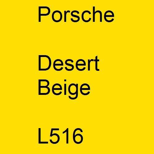 Porsche, Desert Beige, L516.